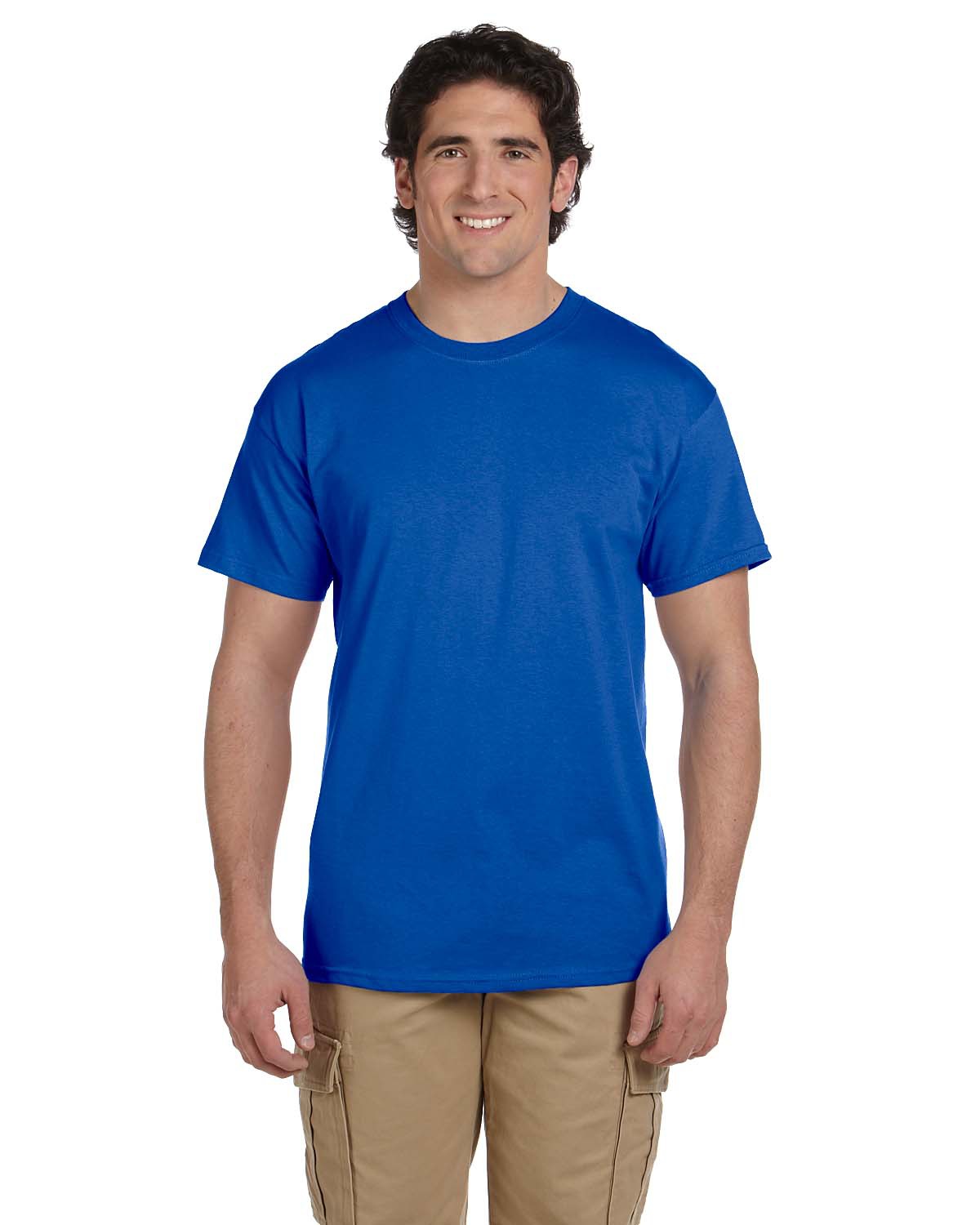 Pack of 10 Gildan Mens Ultra Cotton T-Shirt 2XL LIGHT BLUE 
